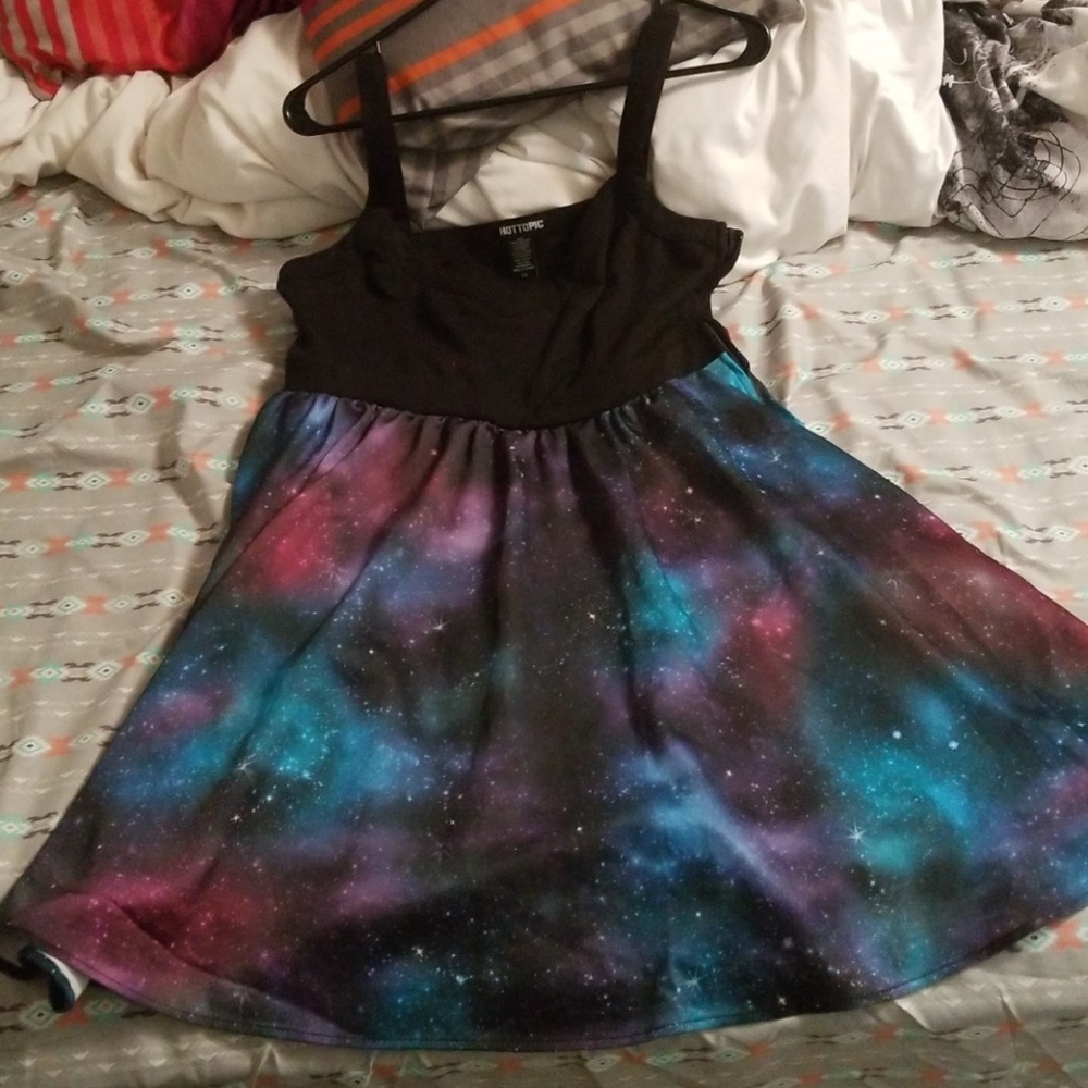 Galaxy skater dress